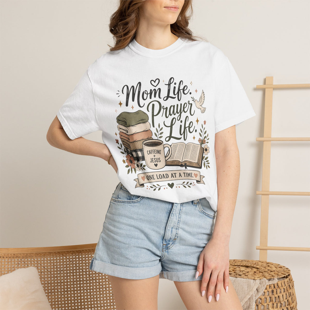 Mom Life Prayer Life T-Shirt