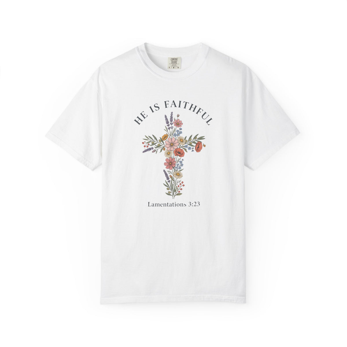 Faithful Floral Cross T-Shirt
