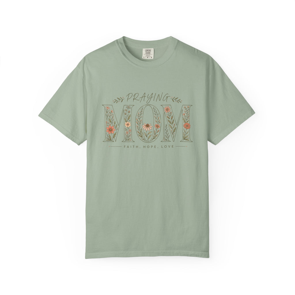 Floral Praying Mom T-Shirt