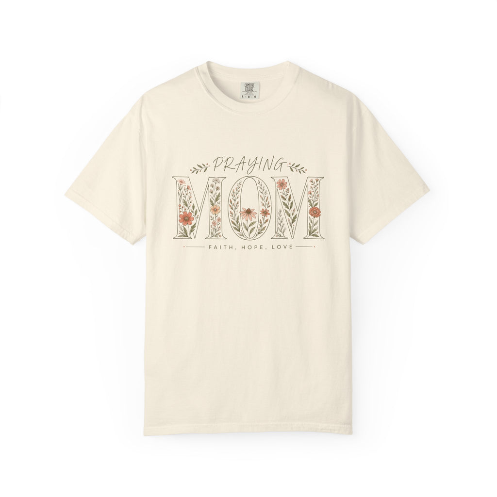 Floral Praying Mom T-Shirt