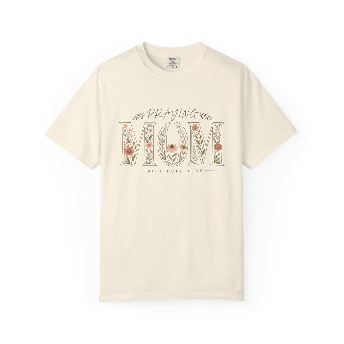 Floral Praying Mom T-Shirt