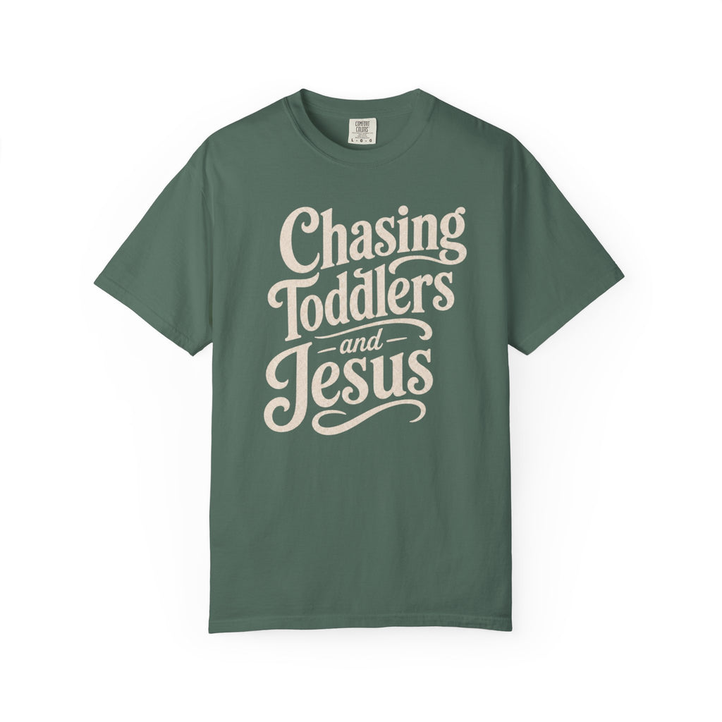 Chasing Toddlers And Jesus T-Shirt