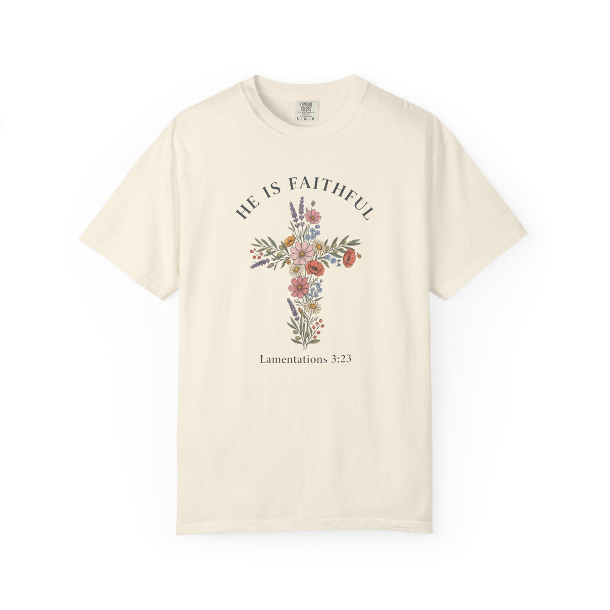 Faithful Floral Cross T-Shirt