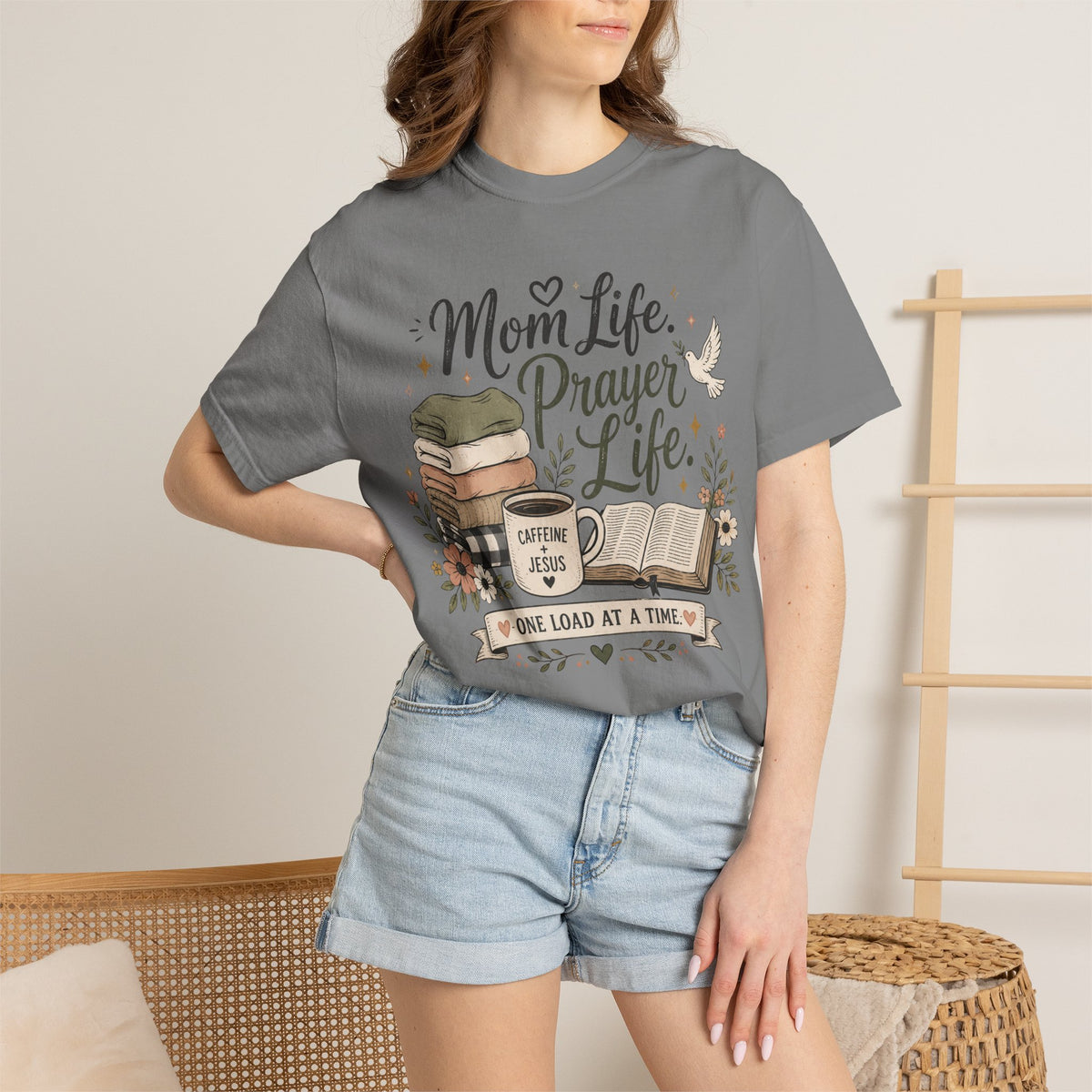 Mom Life Prayer Life T-Shirt
