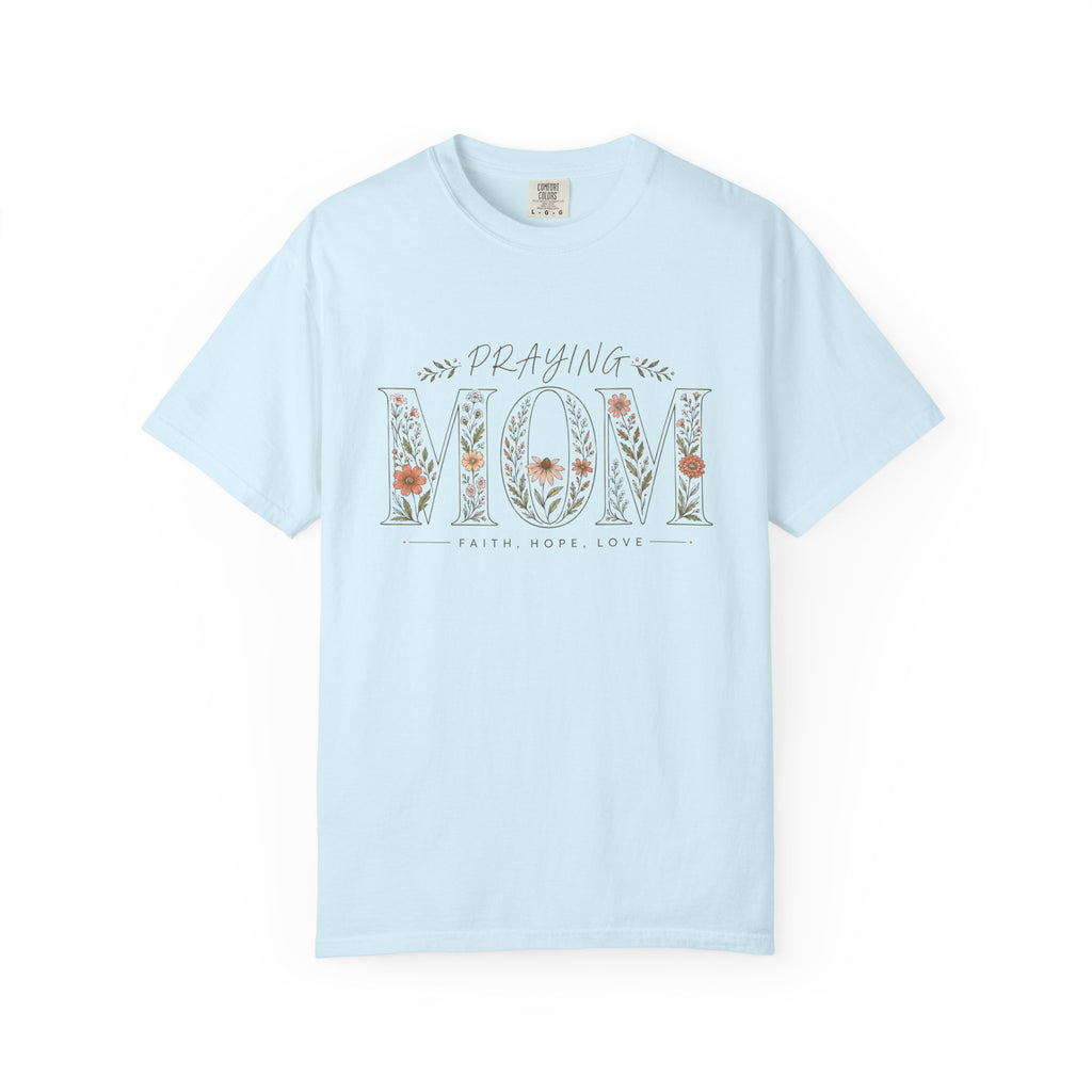 Floral Praying Mom T-Shirt