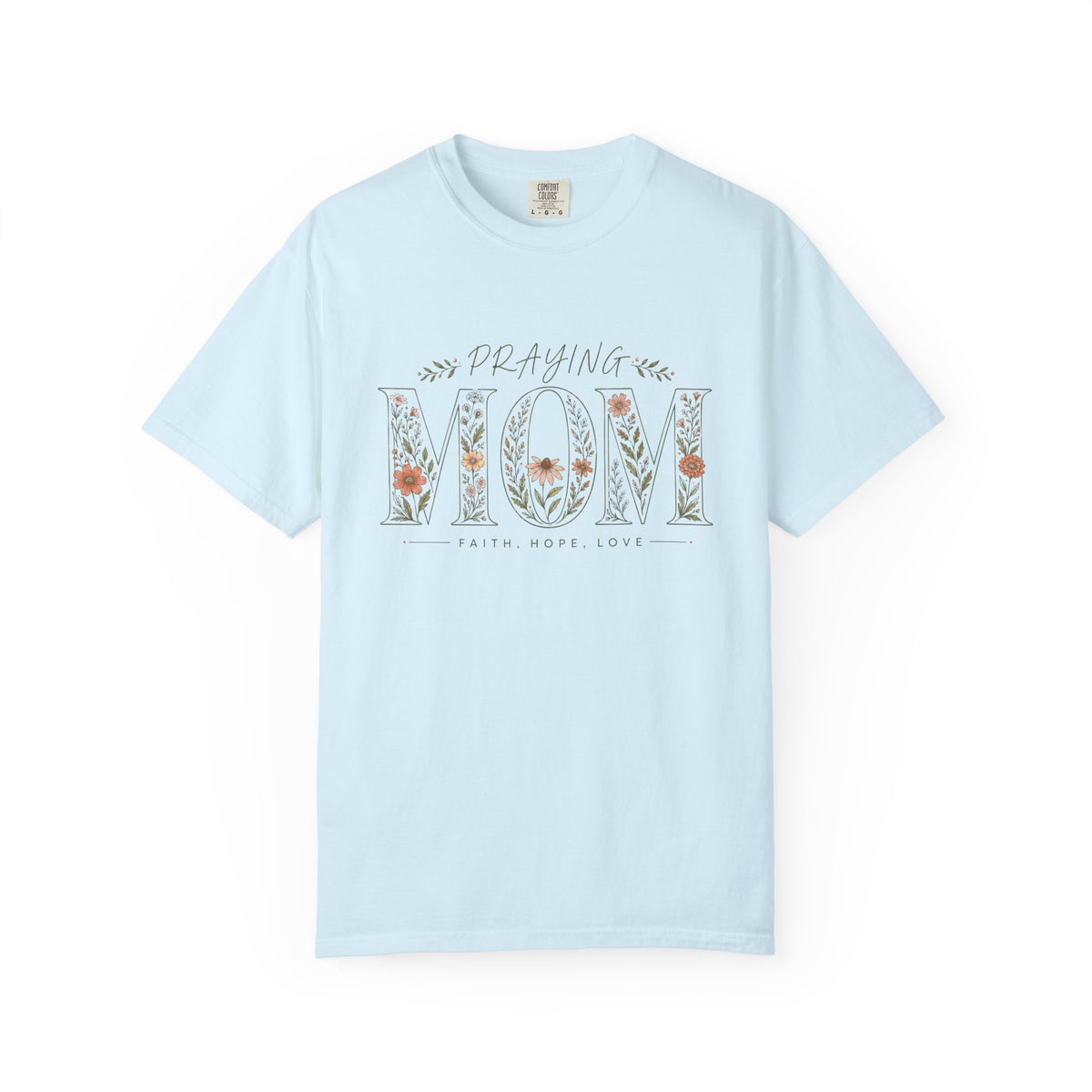 Floral Praying Mom T-Shirt