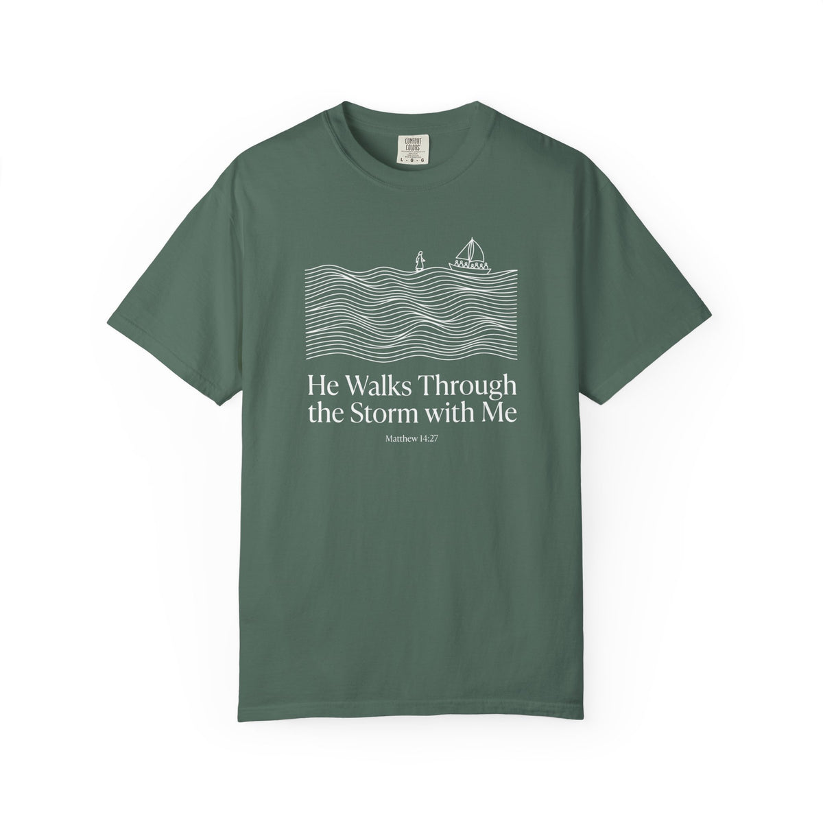 He Walks With Me T-Shirt
