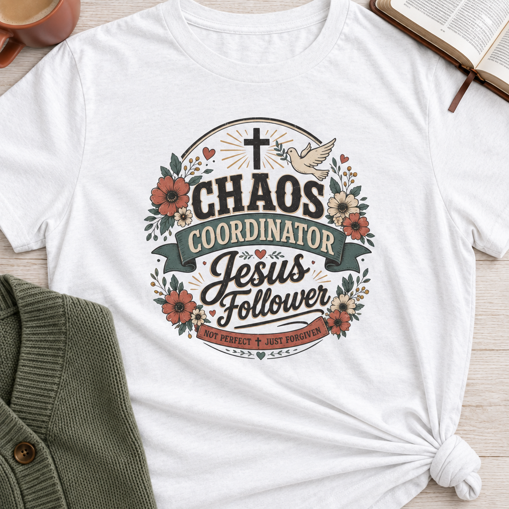 Chaos Coordinator white tee